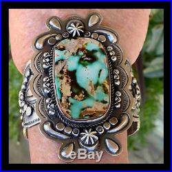 Navajodean Sandavol Huge Huge Royston Turquoisesterling Bracelet