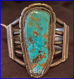Old pawn turquoise cuff bracelet 5