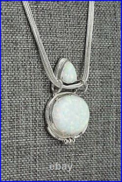 Opalite & Sterling Silver Necklace Rita Largo