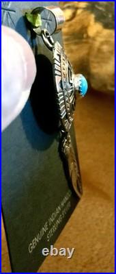 Pendent by Gary Nez Feather Shield Sterling Silver