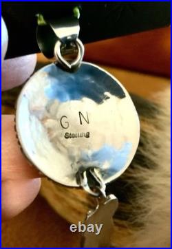 Pendent by Gary Nez Feather Shield Sterling Silver