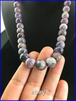 Purple Charoite Navajo Sterling Silver Necklace 20 1777