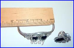 Rare Justin Morris & L. Ramone Navajo Sterling Silver Bracelet, Ring Master Work