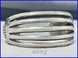 Rare Vintage Navajo Sterling Silver Bracelet