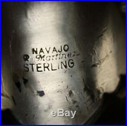 Rick Martinez Native American Navajo Sterling Silver Ring size 11
