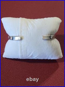 Samuel Yellowhorse Navajo Sterling Silver Green Soran Gold Stone Horse Bracelet