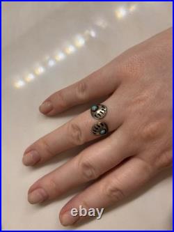 Set Of Vintage Native American Jewelry Stamped Backs