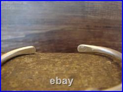 Small Native American Sterling Silver & Sonoran Turquoise Bracelet