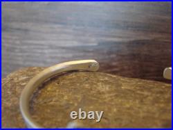 Small Native American Sterling Silver & Sonoran Turquoise Bracelet