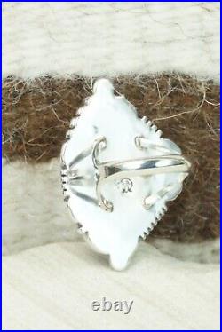 Spiny Oyster & Sterling Silver Ring Daniel Benally Size 5