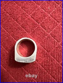 Square Chimney Butte Navajo Sterling Silver Ring Size 9.5 Men