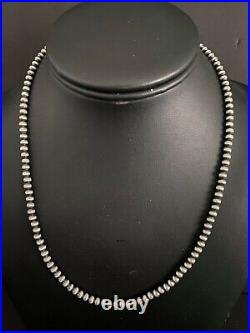 Sterling Silver 4 mm Bead Necklace