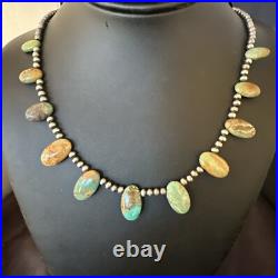 Sterling Silver Beads Royston Turquoise 20 Necklace 18855