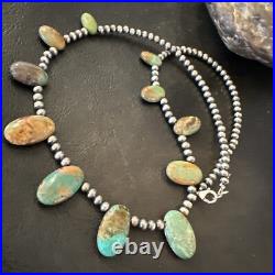 Sterling Silver Beads Royston Turquoise 20 Necklace 18855