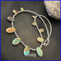 Sterling Silver Beads Royston Turquoise 20 Necklace 18855