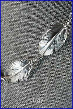 Sterling Silver Feather Choker Necklace Ben Begay
