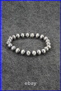 Sterling Silver Navajo Pearl Bracelet Bryannen Halwood