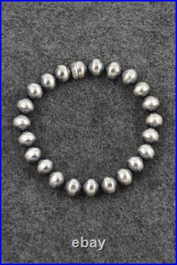 Sterling Silver Navajo Pearl Bracelet Bryannen Halwood