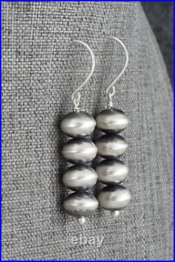 Sterling Silver Navajo Pearl Earrings Bryannen Halwood