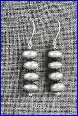 Sterling Silver Navajo Pearl Earrings Bryannen Halwood