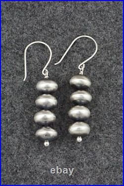 Sterling Silver Navajo Pearl Earrings Bryannen Halwood
