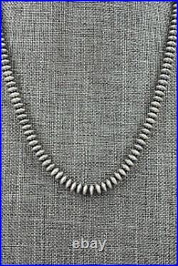 Sterling Silver Navajo Pearl Necklace 16 Dorinda Mariano