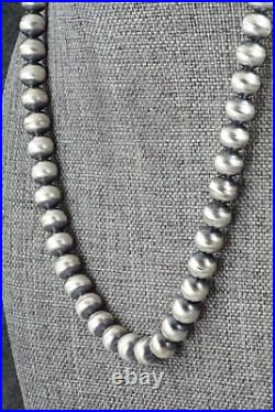 Sterling Silver Navajo Pearl Necklace 16 Dorinda Mariano