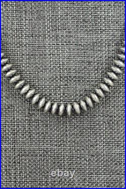 Sterling Silver Navajo Pearl Necklace 16 Dorinda Mariano