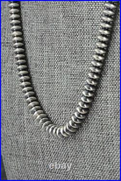 Sterling Silver Navajo Pearl Necklace 16 Dorinda Mariano