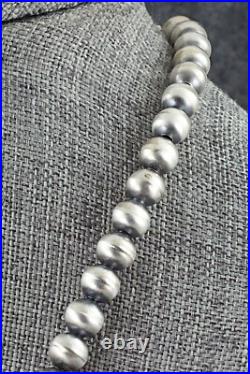 Sterling Silver Navajo Pearl Necklace 16 Dorinda Mariano