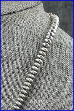Sterling Silver Navajo Pearl Necklace 16 Dorinda Mariano