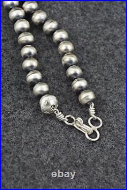 Sterling Silver Navajo Pearl Necklace 16 Dorinda Mariano