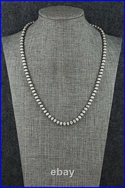 Sterling Silver Navajo Pearl Necklace 18 Bryannen Halwood