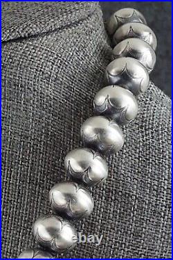 Sterling Silver Navajo Pearl Necklace 18 Bryannen Halwood