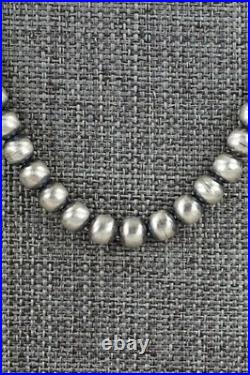 Sterling Silver Navajo Pearl Necklace 18 Bryannen Halwood