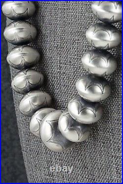 Sterling Silver Navajo Pearl Necklace 18 Bryannen Halwood