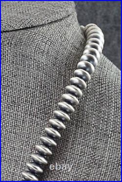 Sterling Silver Navajo Pearl Necklace 18 Dorinda Mariano