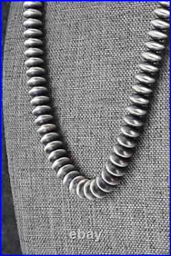 Sterling Silver Navajo Pearl Necklace 18 Dorinda Mariano