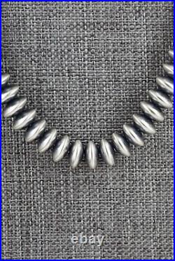 Sterling Silver Navajo Pearl Necklace 18 Dorinda Mariano