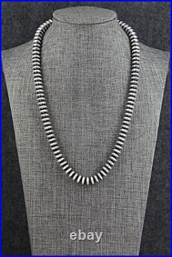 Sterling Silver Navajo Pearl Necklace 18 Dorinda Mariano