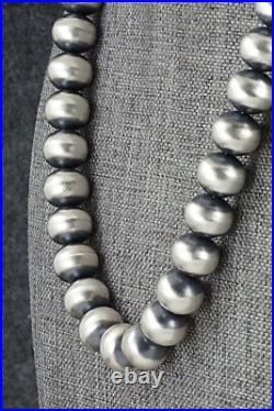 Sterling Silver Navajo Pearl Necklace 20 Bryannen Halwood