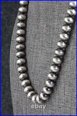 Sterling Silver Navajo Pearl Necklace 20 Bryannen Halwood