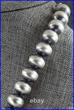 Sterling Silver Navajo Pearl Necklace 20 Bryannen Halwood