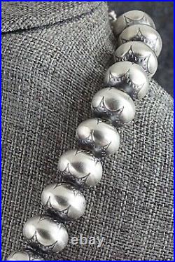 Sterling Silver Navajo Pearl Necklace 20 Bryannen Halwood