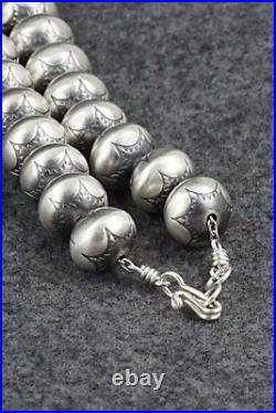 Sterling Silver Navajo Pearl Necklace 20 Bryannen Halwood