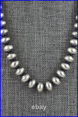 Sterling Silver Navajo Pearl Necklace 20 Dorinda Mariano