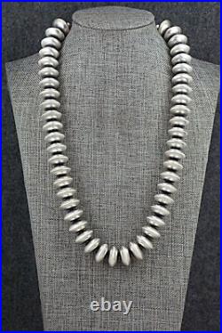 Sterling Silver Navajo Pearl Necklace 20 Dorinda Mariano