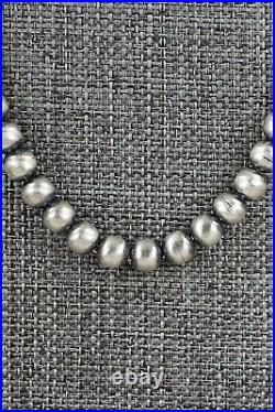 Sterling Silver Navajo Pearl Necklace 20 Dorinda Mariano