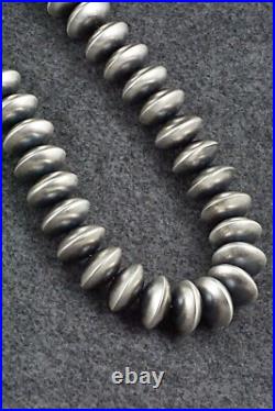 Sterling Silver Navajo Pearl Necklace 20 Dorinda Mariano