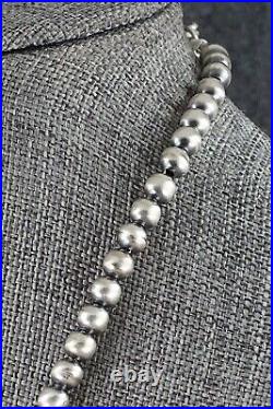 Sterling Silver Navajo Pearl Necklace 20 Dorinda Mariano